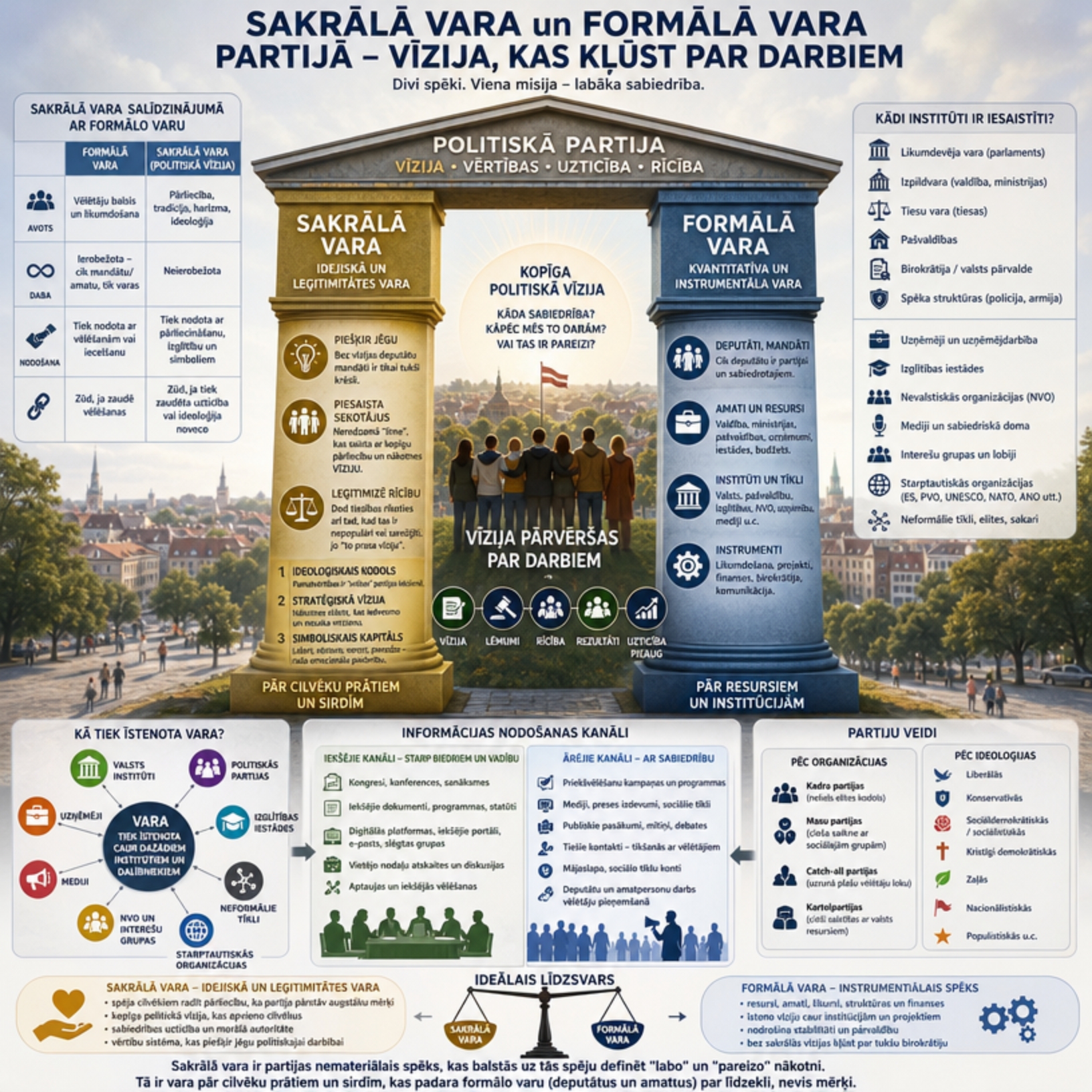 Formālās varas sastāvdaļa - Partija